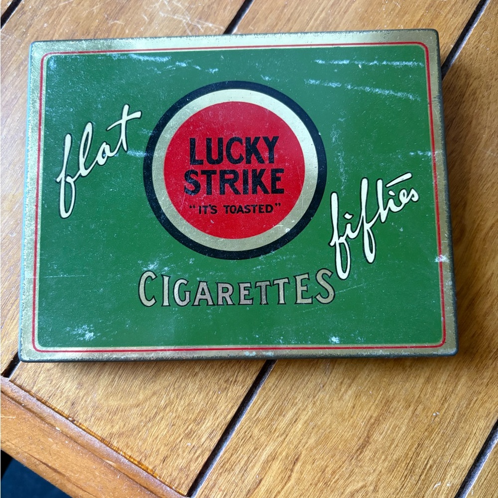 Lucky Strike Green Cigarette Tin